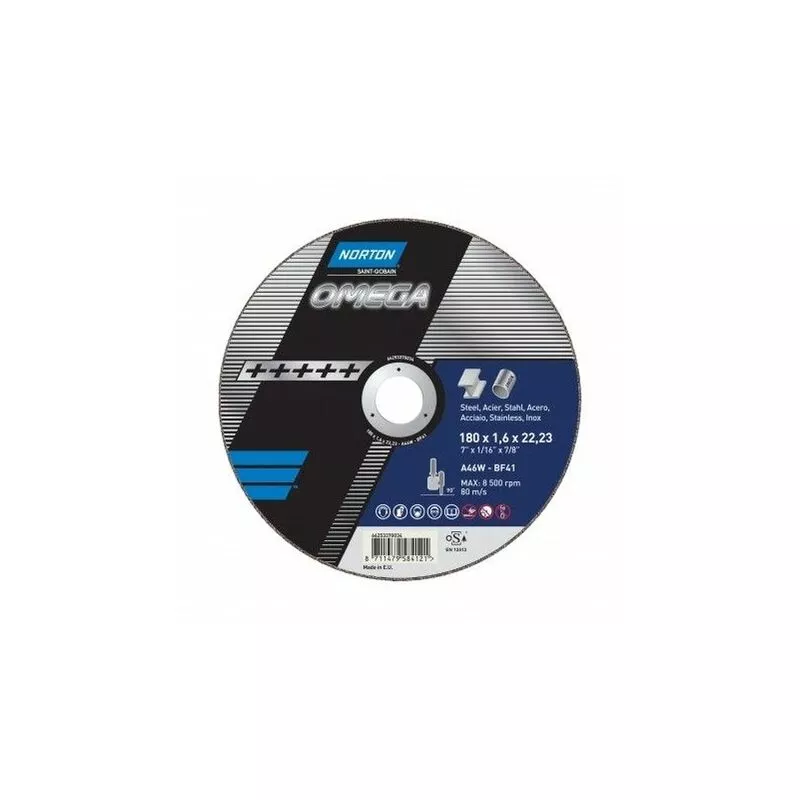 Norton - Disco Omega Corte Inox 125122 barato