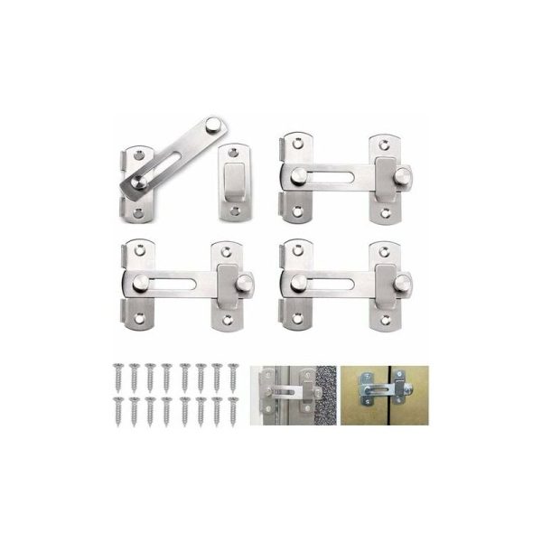 Nsvzh Heavy Duty Hasp Pestillo Cerradura para puerta corredera Pestillo con bisagras Pestillo de seguridad Pestillo para puerta Pestillo deslizante barato