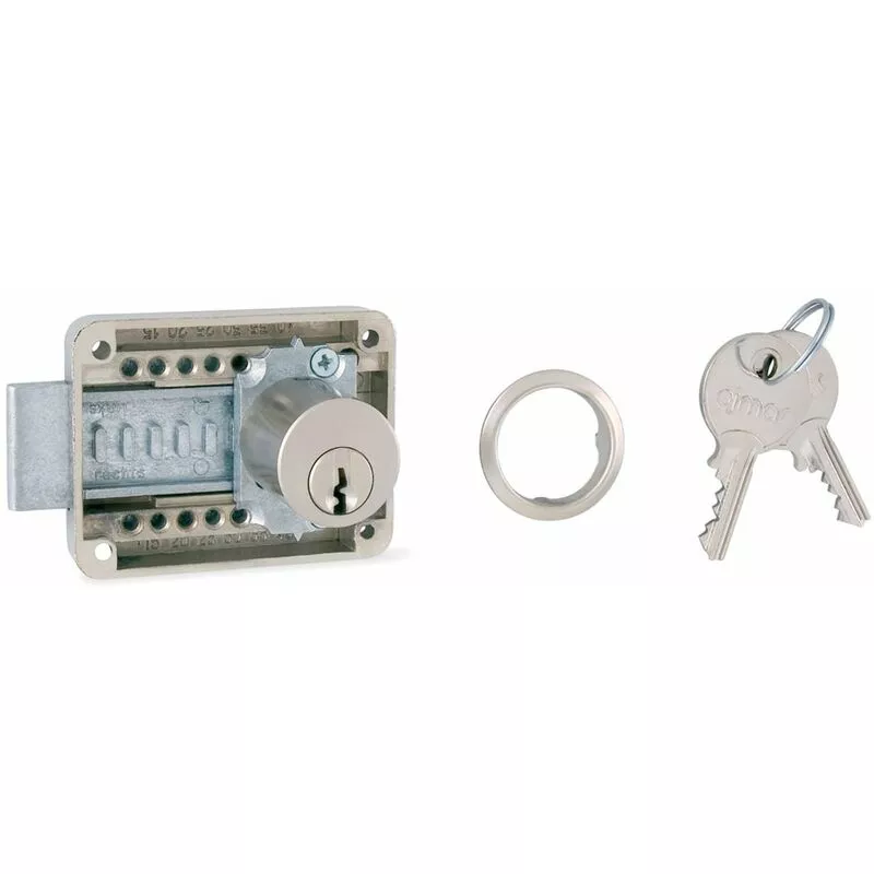 Ojmar - Cerradura R/965 Aguja Variable Nm...... - Cromo Mate barato