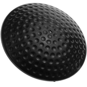 Pack de 25 etiquetas rígidas circulares antirrobo negras con pin 63 mm diámetro - Prixprime barato