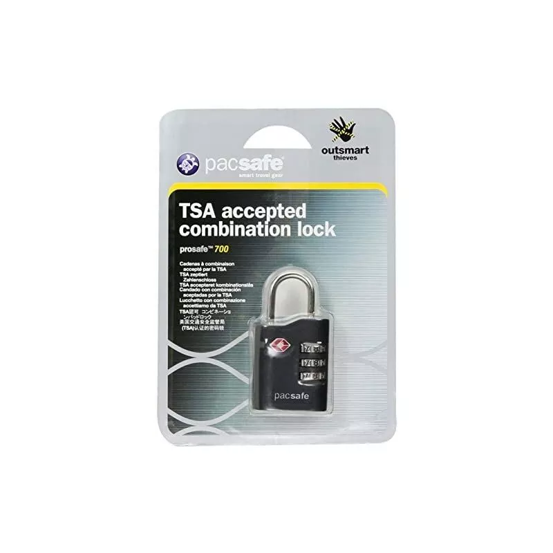 Pacsafe - Prosafe Candado para Equipaje 6 Centimeters Negro (Black) barato