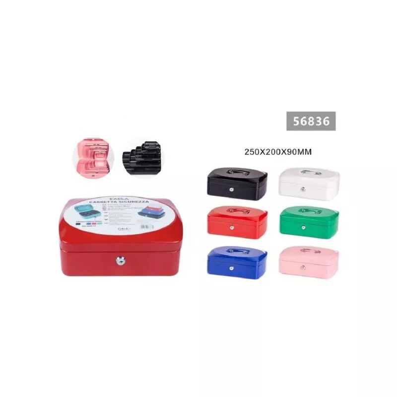 Pastel de pie de pie Seguridad en llaves de metal 25 x 19 x 9 cm 56836 barato