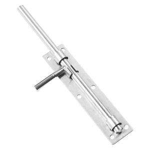 Perno de puerta de acero inoxidable engrosado Perno de puerta de madera alargado Perno de puerta soldado Puerta de hierro 304 Perno de puerta montado barato