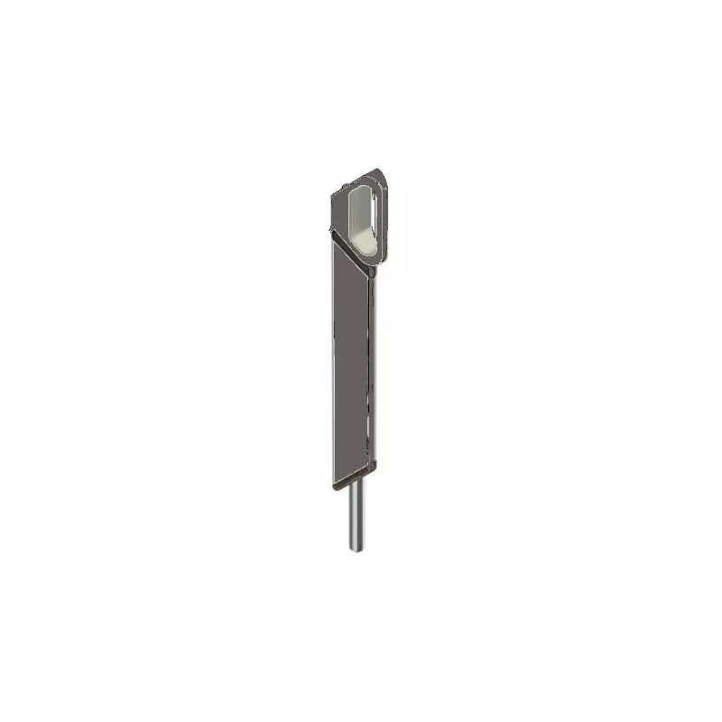 Perno de superficie 500 mm alma - Ral 9006 Gris - 240-500-9006 barato