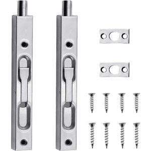 Pestillo de puerta con cerradura de embutir