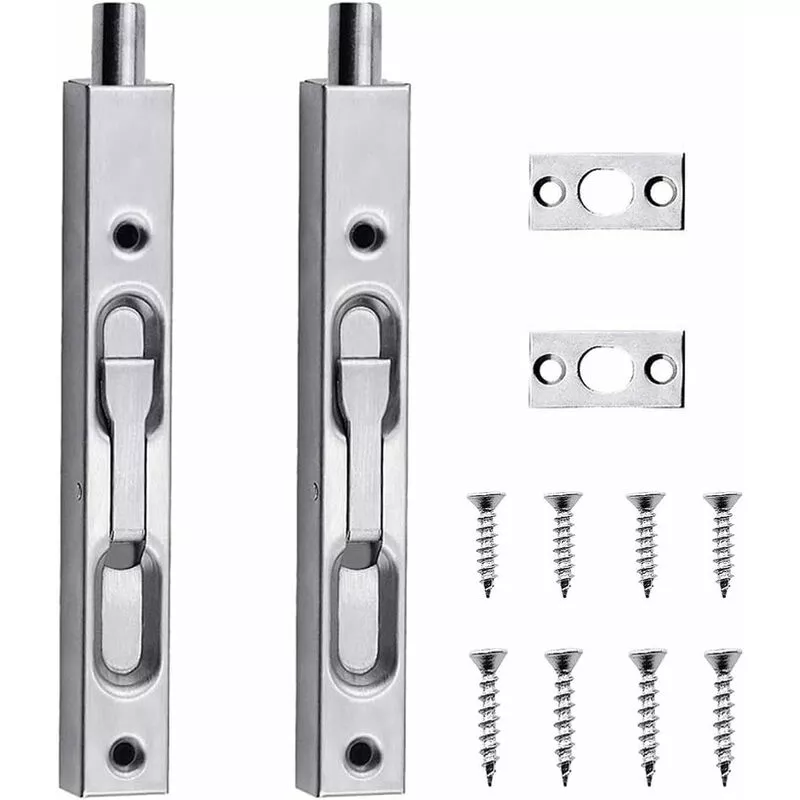 Pestillo de puerta con cerradura de embutir