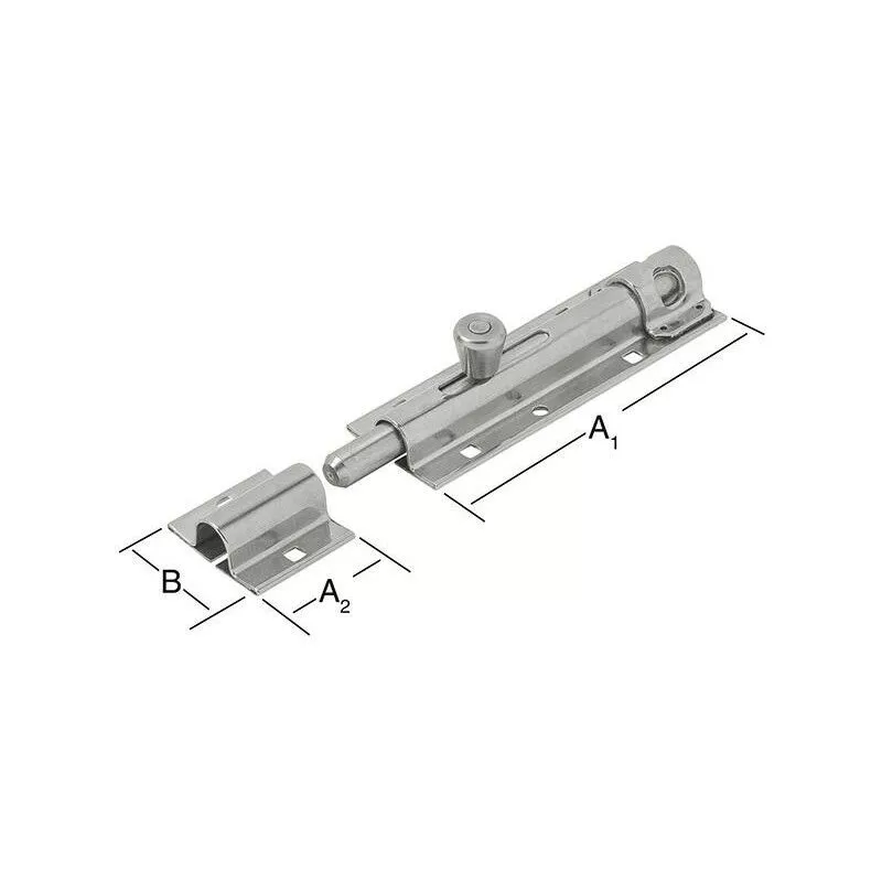 Pie Porte Lock Hapor 130x40mm.Elox V2A barato