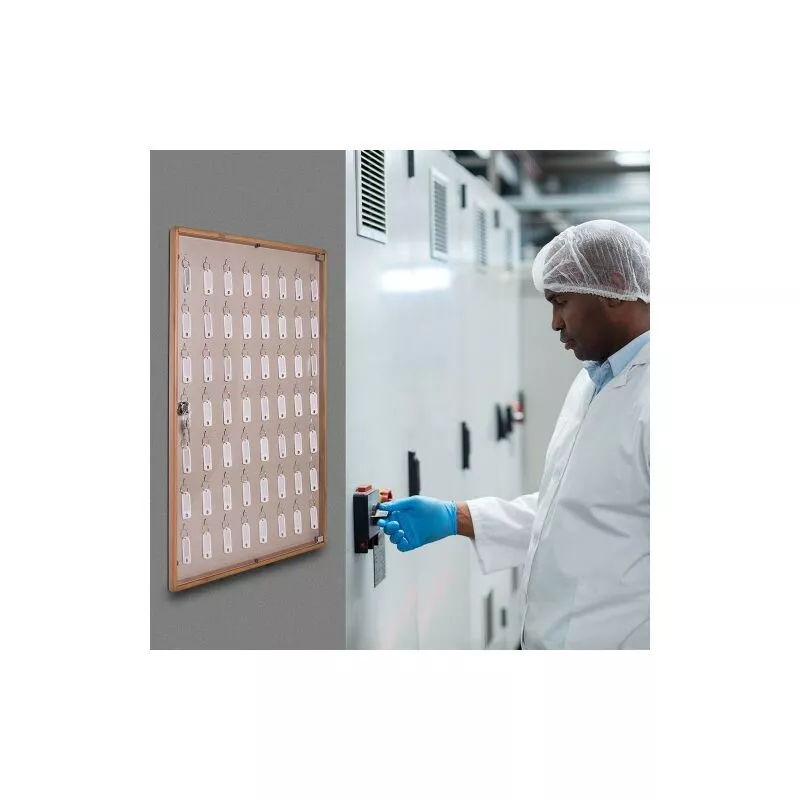 Portallaves aluminio madera clara 56 llaves BTV barato