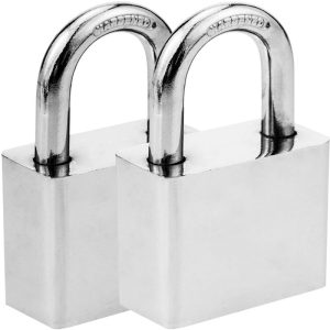 PrixPrime - Candado de seguridad de acero endurecido 50mm 2 unidades barato