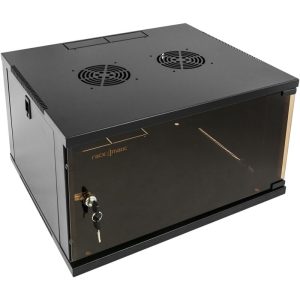 RackMatic - Armario rack 19 mural de 6U negro SOHOrack 540x450x312 mm barato