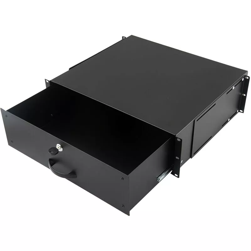 RackMatic - Cajón rack 19 de fondo 400 mm de 3U Negro barato
