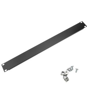 RackMatic - Panel ciego de 1U para armario rack 19 Tapa negra barato