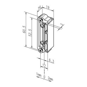 Recambio para abrepuertas 1418-13 ProFix 2 univ. Permanente no din l / r Assa Abloy barato