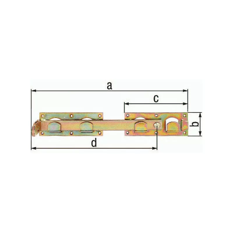 Se puede utilizar doble puerta l / r 423x70x180x333mm agujero Ø5mm 12 GAH barato