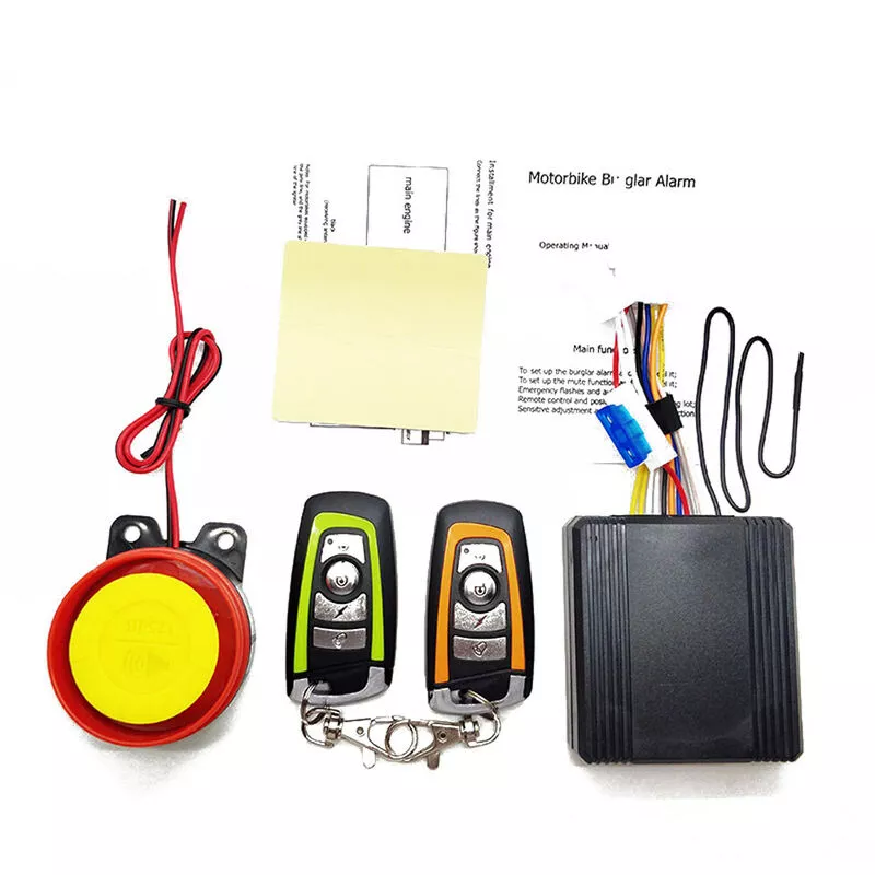 Sistema de alarma universal para motocicleta de 12 v Sistema de alarma seguro antirrobo para scooter Bidireccional con control remoto de arranque del barato