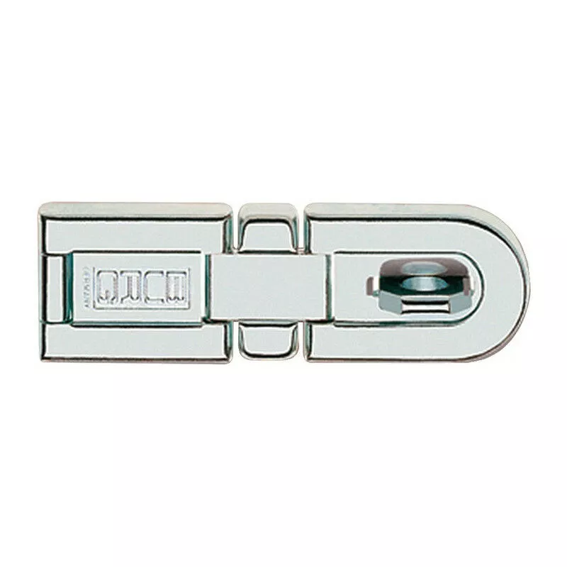 Soporte blindado L.130mm An.40mm ojal-D.12mm sta galvanizado