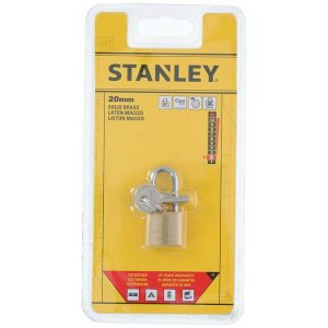 Stanley - candado de arco 20mm con llave barato