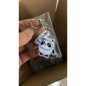 Tancyco - Llavero estampado Bing Dwen Dwen barato