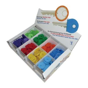 Tapas para llaves 200 piezas en caja colores surtidos Ku. barato
