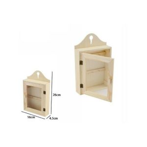 Teclado de madera Madera 6 ganchos Decupage de pared colgante 74029a LY-10548 barato