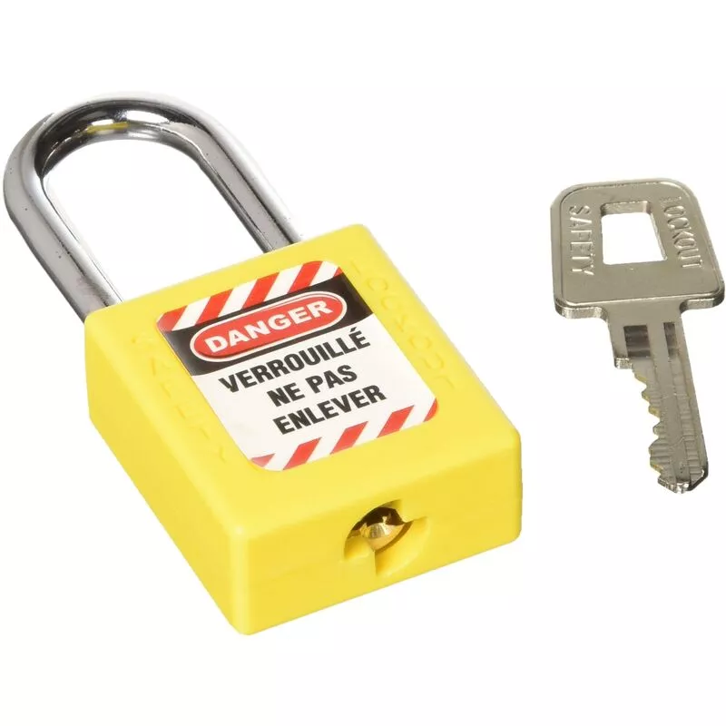 Tercer candado consi 40 A38 amarillo barato