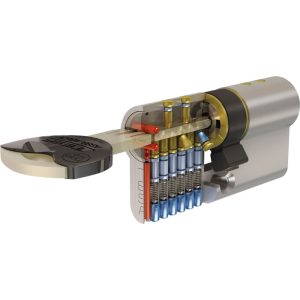 Tesa - Cilindro TX80 de Niquel de llave puntos 30-30. barato