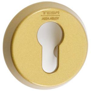 Tesa - mibricoplus escudo abierto cerradura seg.e300l26lm laton mate barato