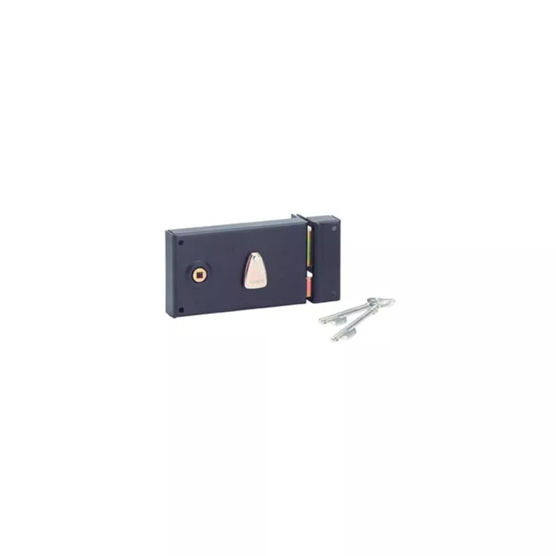 Thirard - Cerradura horizontal epoxi negra 140x85 mm con cerradura - Derecha - 000111 barato