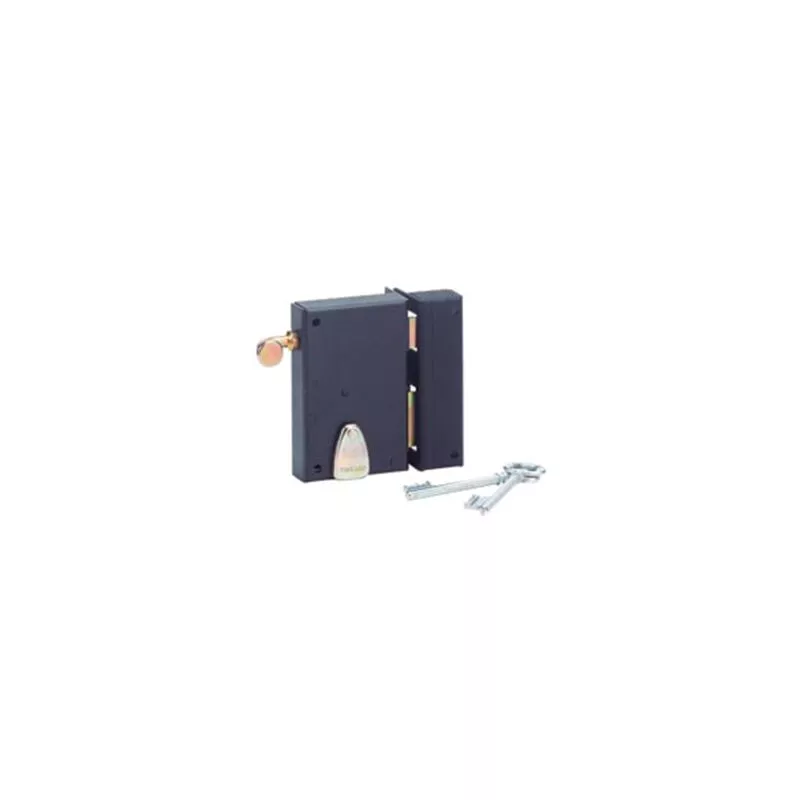Thirard - Cerradura vertical con 4 ranuras 70 x 110 mm - derecha - epoxi negro - 132 barato