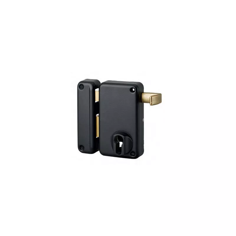 Thirard - Cerradura vertical de superficie Tirador - Cilindro europeo - Izquierda - 75x130 - 009823 barato