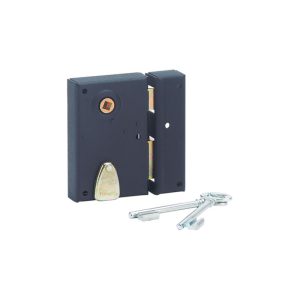 Thirard - Cerradura vertical epoxi negra 70x110 mm con cerradura de 1/2 vuelta - Derecha - 000131 barato