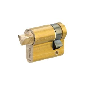 Thirard - Medio cilindro externo triangular Latonado - Macho - 30x10 mm - 053019 barato