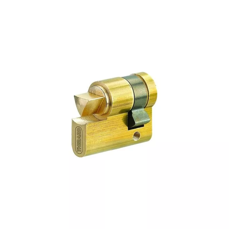 Thirard - Triángulo interior de medio cilindro Latonado - Hembra - 30x10 mm - 053009 barato