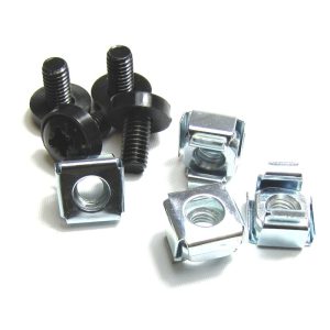 Tornillos M6 para Rack 19 4-pack de color negro - Rackmatic barato