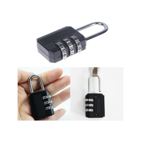 Trade Shop Traesio - Combinación Lock 3 dígitos Maltas de seguridad Lockers de seguridad 53x27x14 mm barato