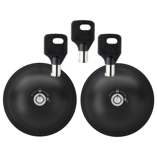 UFO³ Smart Duo Lock Negro para puerta de servicio trasera y lateral + 3 llaves - 8090S223PN barato