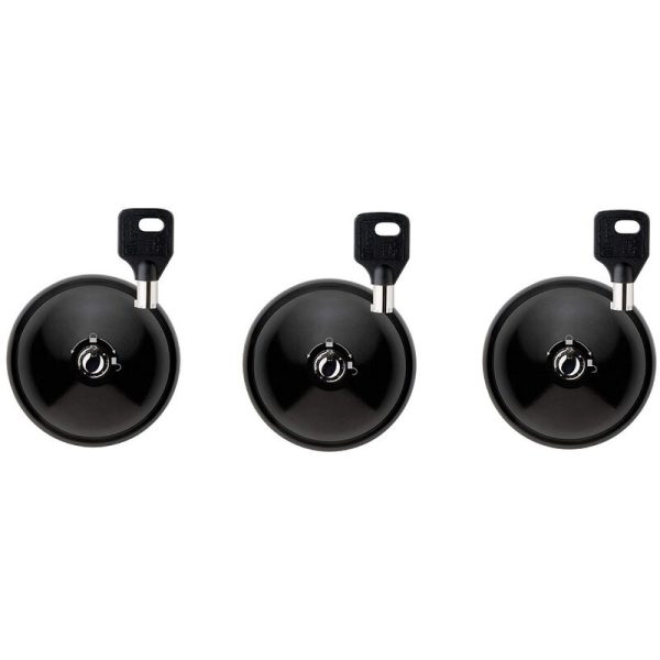 UFO³ Smart Duo Lock Negro para puerta trasera y 2 laterales de servicio + 3 llaves - 8090S233PN barato