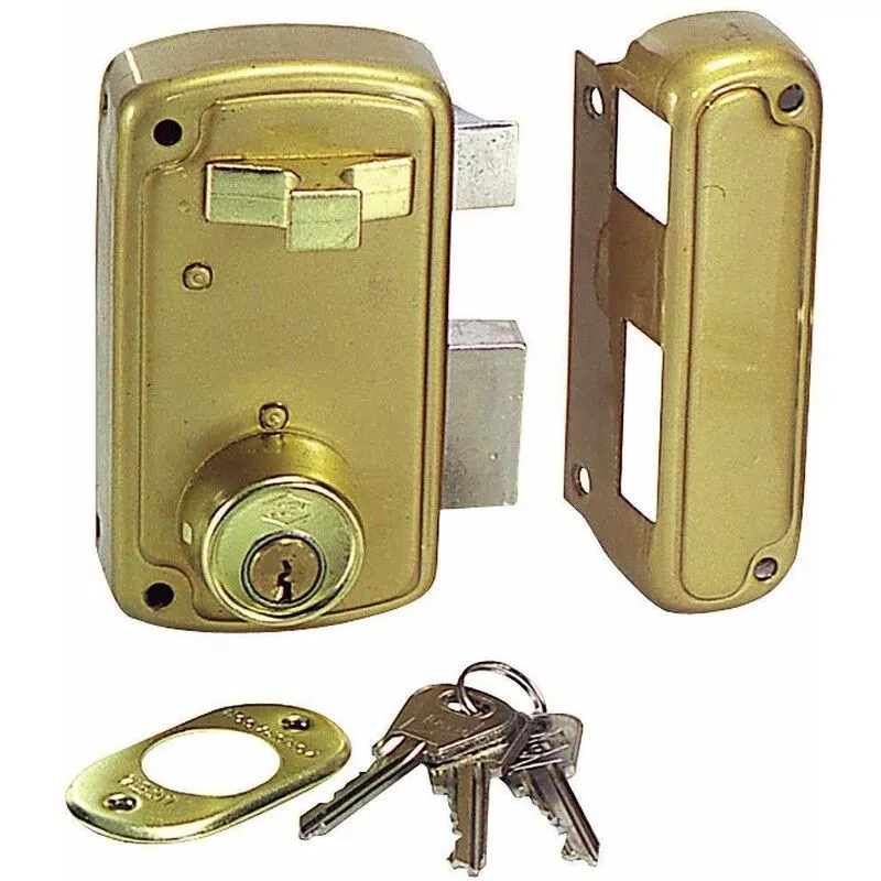 Ucem - cerradura 4056 a 70 izda sobreponer picaporte paleton barato