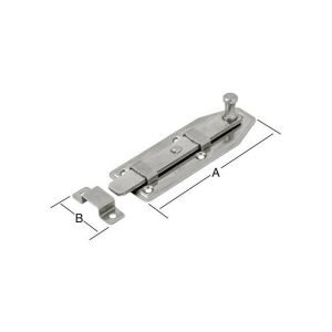 Ventana Latch 100x35 mm a la derecha. acero inoxidable V2A barato