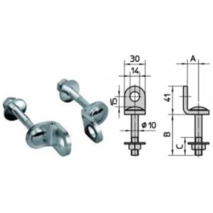 Viro - Sujeción para persiana. 2 anillas. Código 313 0695 barato