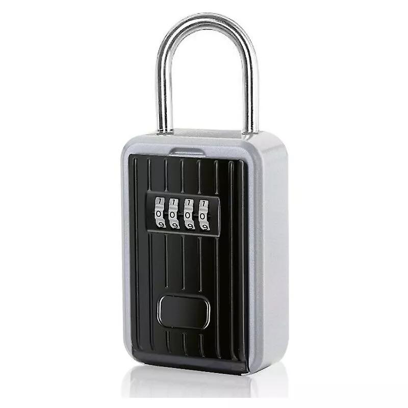 Xinuy - Caja de seguridad para llaves montada en la pared de 1 pieza con código numérico de 4 dígitos