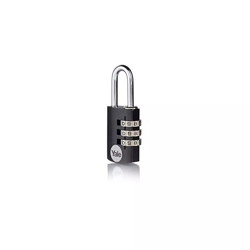 YE3CB/20/121/BK candado de seguridad de combinación negro 20 mm YE3CB - Yale barato